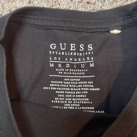 Guess Los Angeles Black Short Sleeve T Shirt - Picture 3 of 5